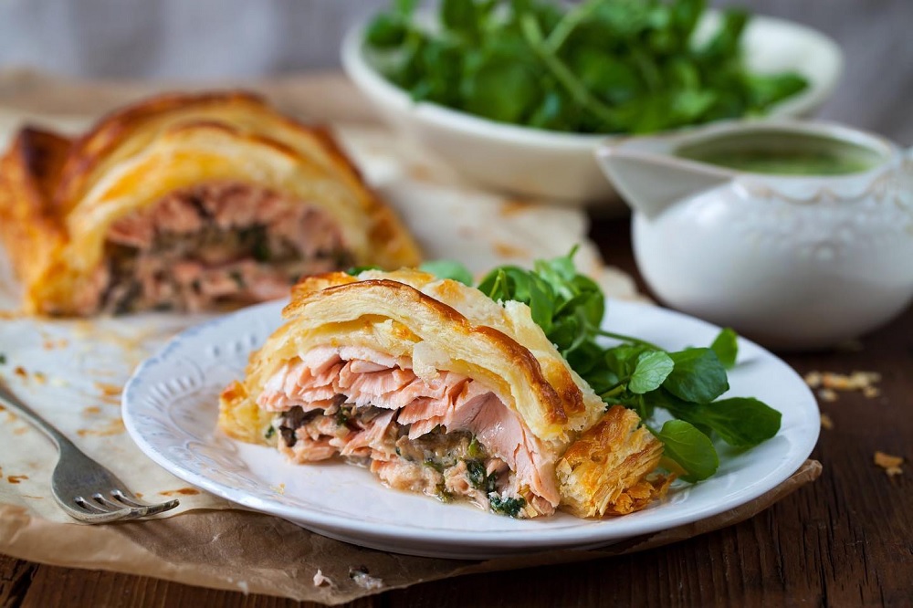 A Mouth-Watering Puff Pastry Recipe Of Salmon Wellington